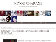 Tablet Screenshot of miyou-charaxe.com